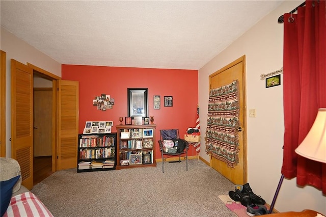 interior space featuring carpet floors