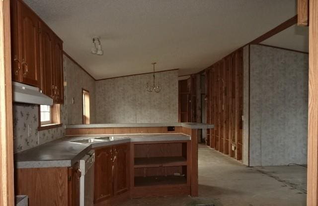 kitchen with dishwasher and sink