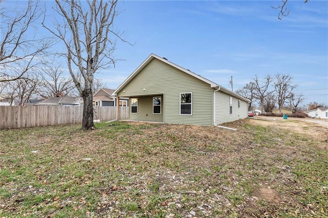 view of rear view of property