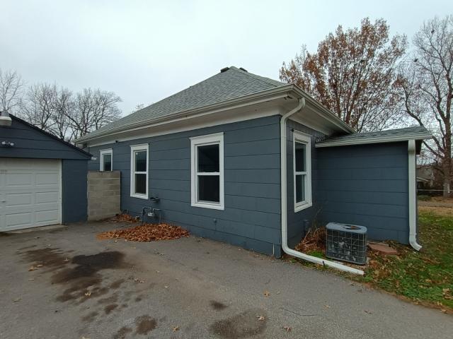 view of home's exterior featuring central AC