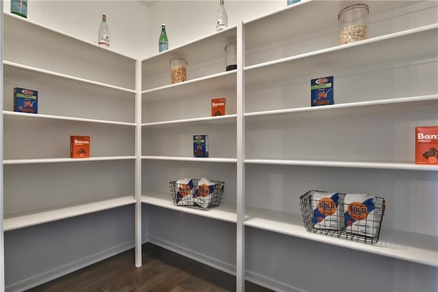 view of pantry