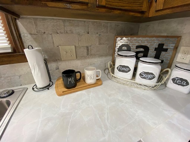 interior details featuring sink