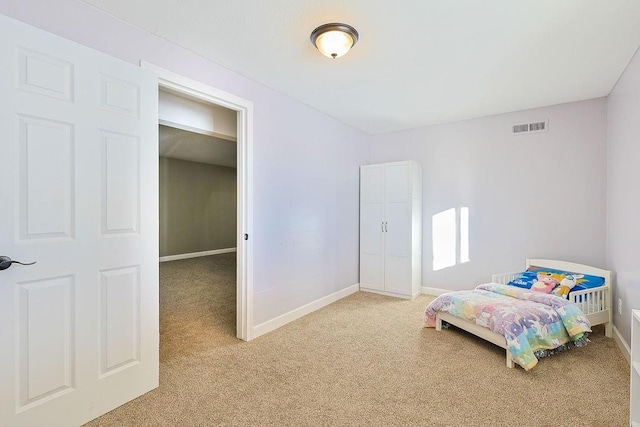 unfurnished bedroom with carpet flooring