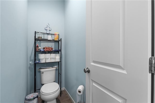 25215 W 141st Ter, Olathe, KS 66061 - bathroom featuring toilet and wood finished floors