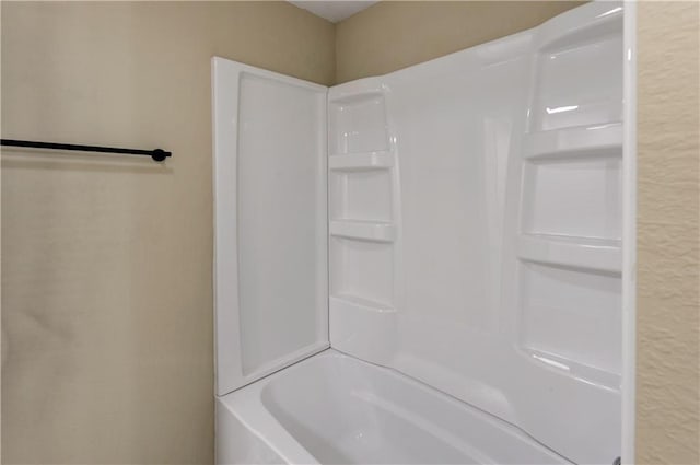 bathroom featuring bathtub / shower combination