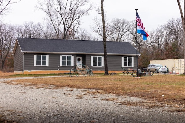 view of front of property