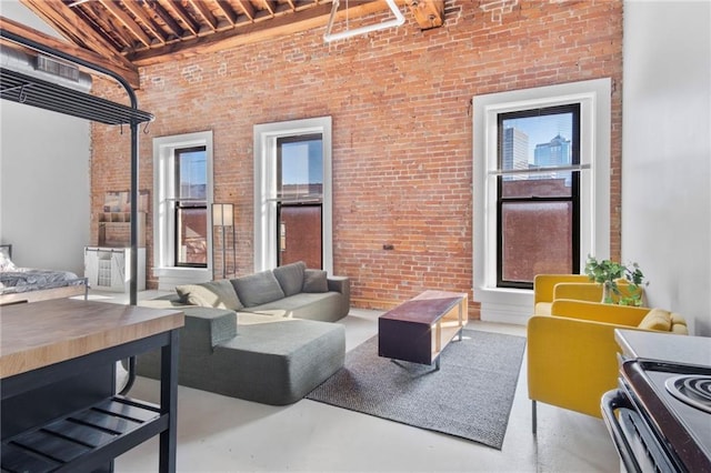 view of patio / terrace featuring an outdoor living space