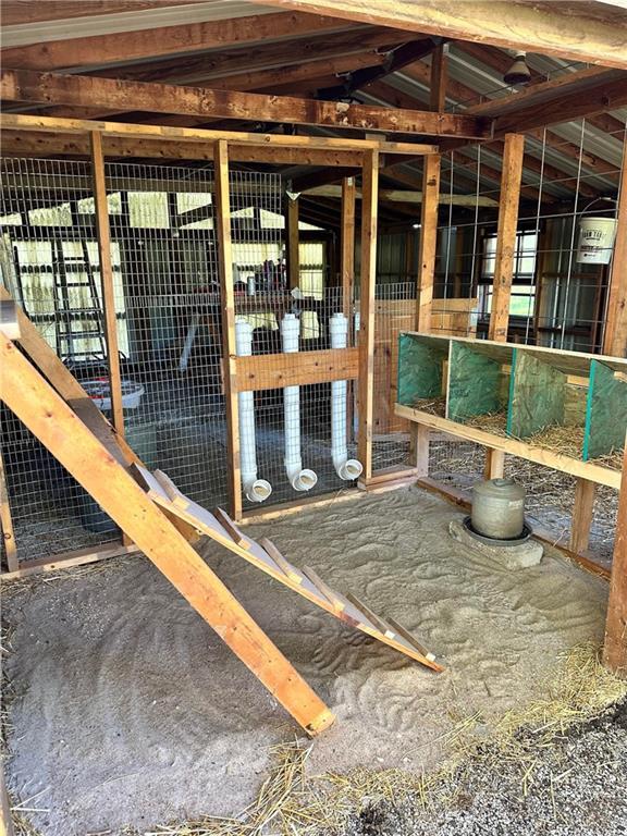 view of horse barn