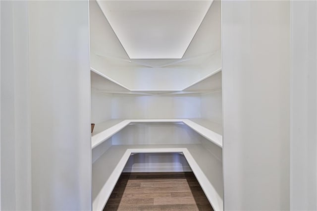 view of storage area