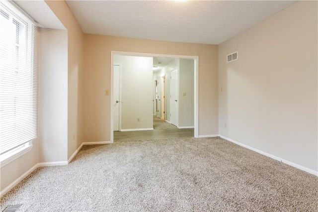 carpeted empty room with a healthy amount of sunlight