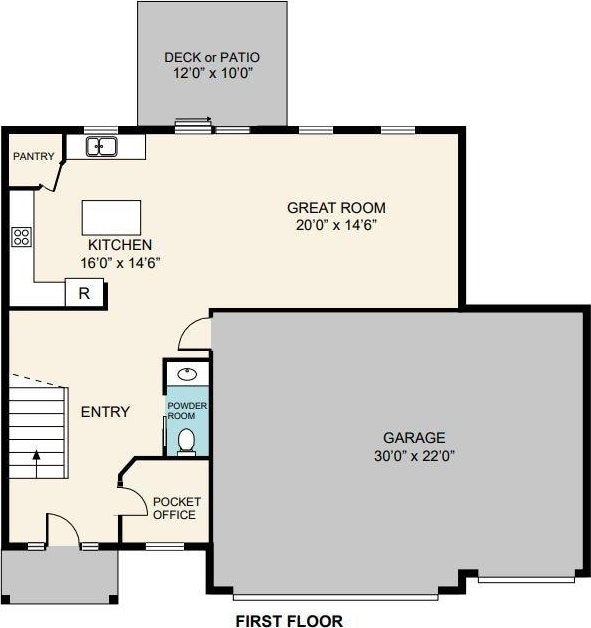 2304 NE Colonnade Ave, Blue Springs, MO 64029 - property floor plan