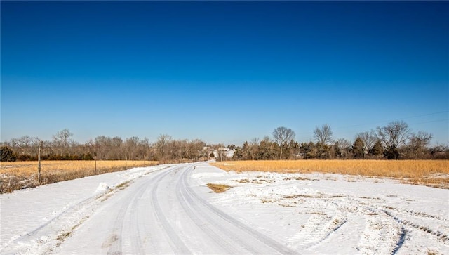 view of road