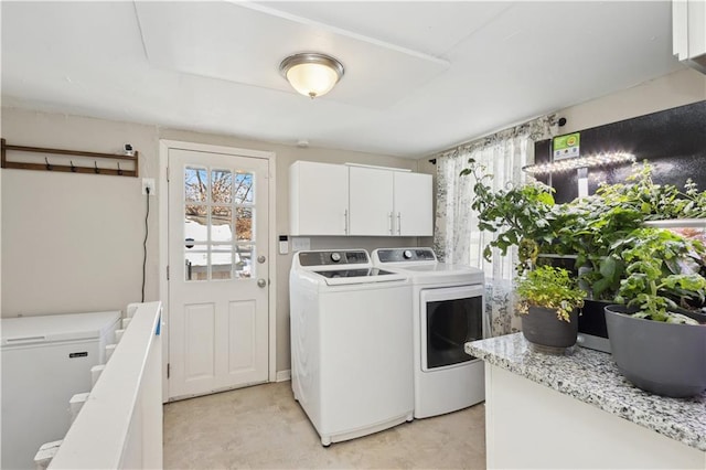 laundry area with washer and clothes dryer