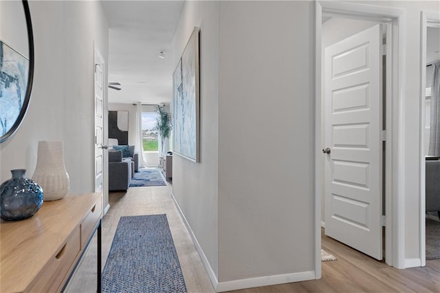37887 W 207th Ter, Edgerton, KS 66021 - hallway with light wood-style flooring and baseboards