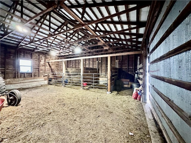 view of stable