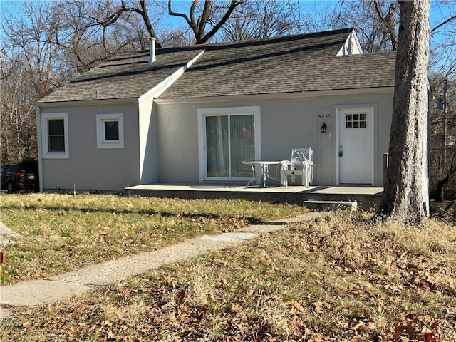 view of back of property