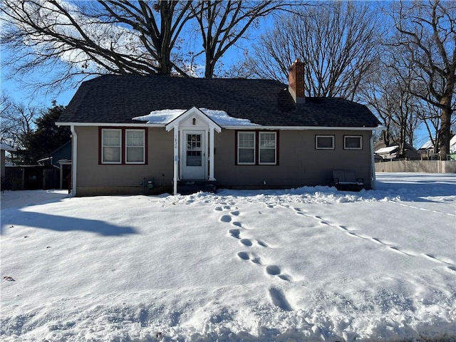 view of ranch-style home