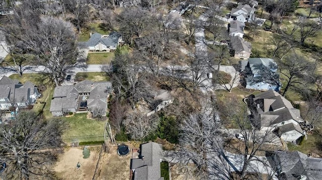 aerial view featuring a residential view