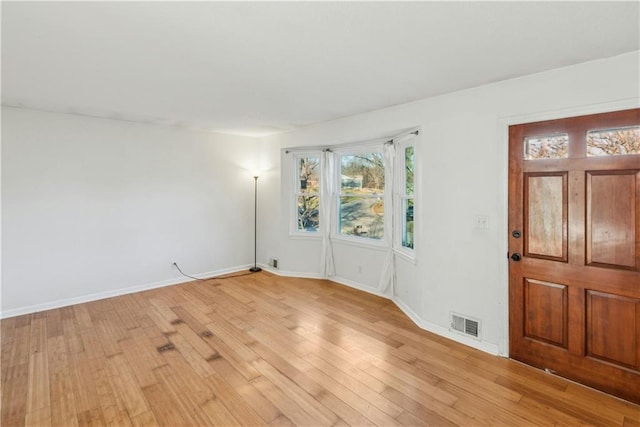 entryway featuring light hardwood / wood-style flooring