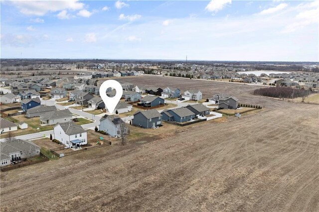 drone / aerial view featuring a residential view