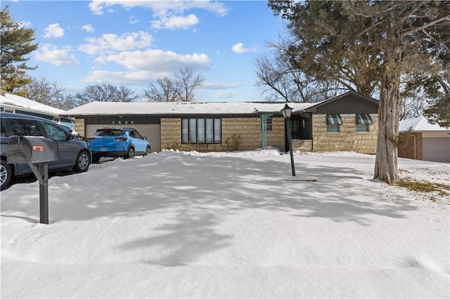 view of ranch-style home