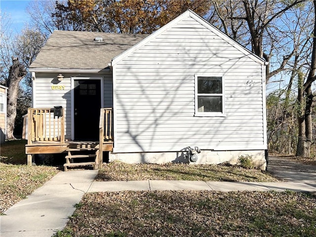 view of front of property