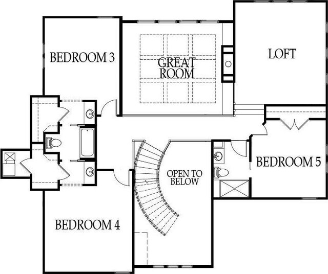 16920 Parkhill St, Overland Park, KS 66221 - floor plan / room layout