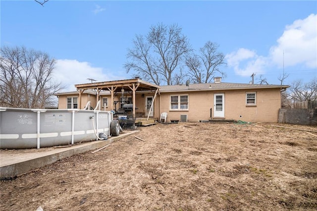 view of back of property