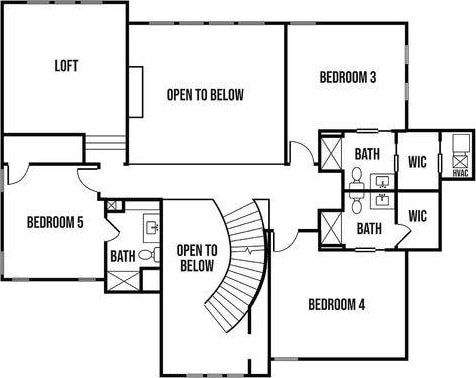 17028 Parkhill St, Overland Park, KS 66221 - floor plan / room layout