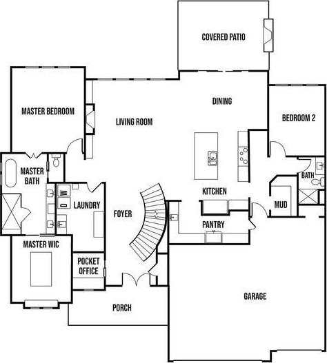 17028 Parkhill St, Overland Park, KS 66221 - property floor plan