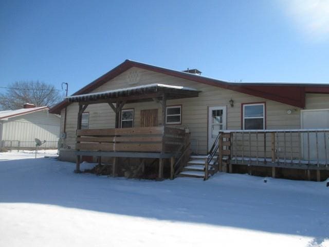 view of front of home