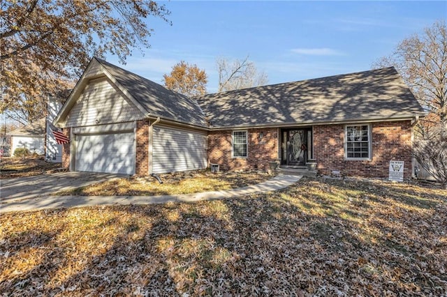 ranch-style house with a garage