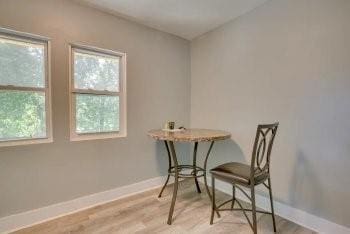 dining room featuring light hardwood / wood-style flooring