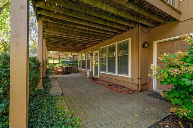 view of patio