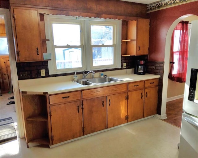 kitchen with sink