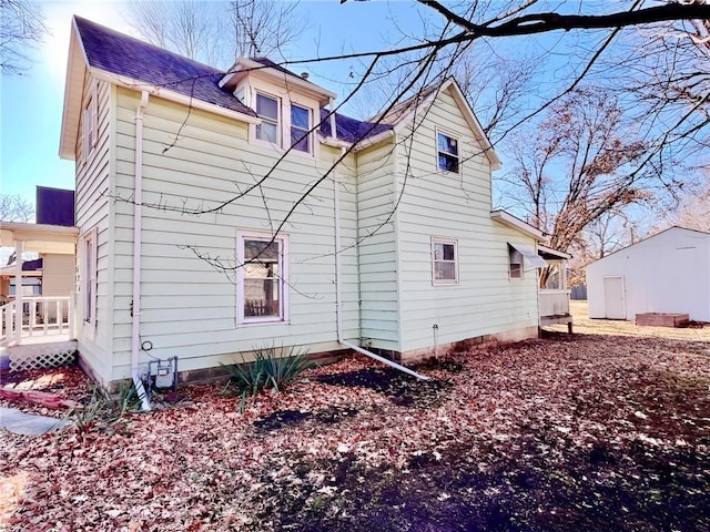 view of property exterior