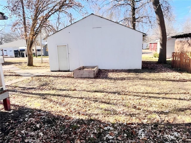 view of outdoor structure