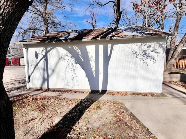 view of outbuilding