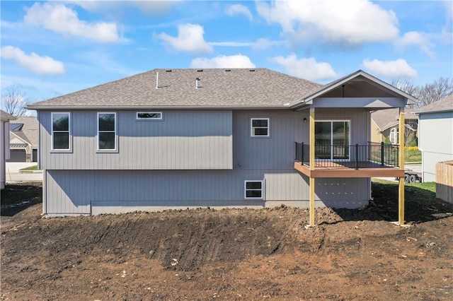 view of rear view of house