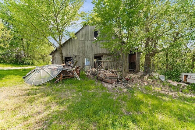 view of barn