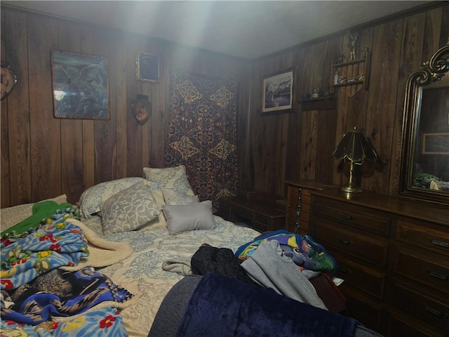 38708 E Hudson Rd, Oak Grove, MO 64075 - bedroom with wood walls