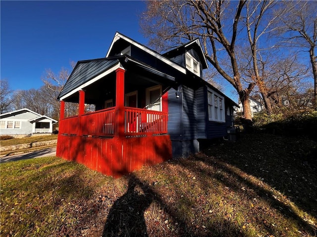 view of property exterior with cooling unit