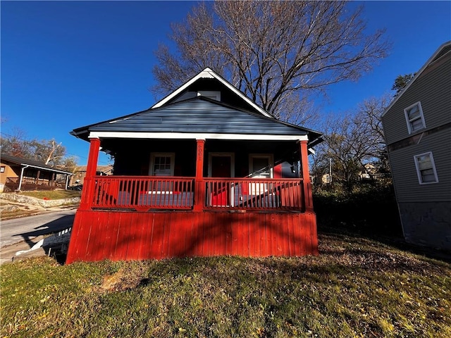 view of bungalow