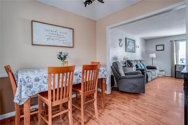 dining room featuring wood-type flooring