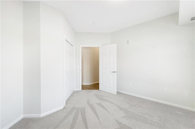 empty room with light carpet