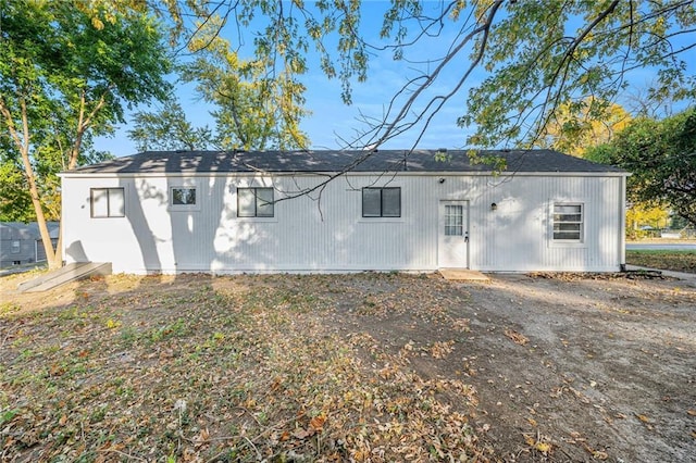 view of rear view of property