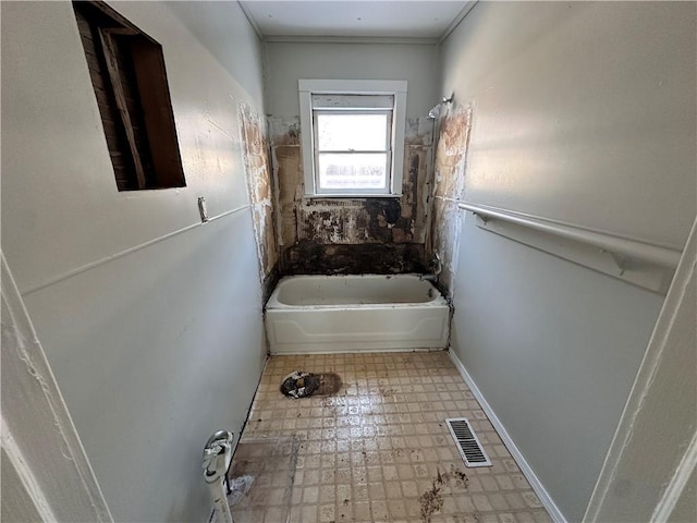 bathroom featuring bathtub / shower combination