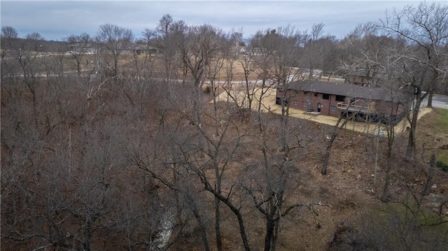 bird's eye view with a rural view