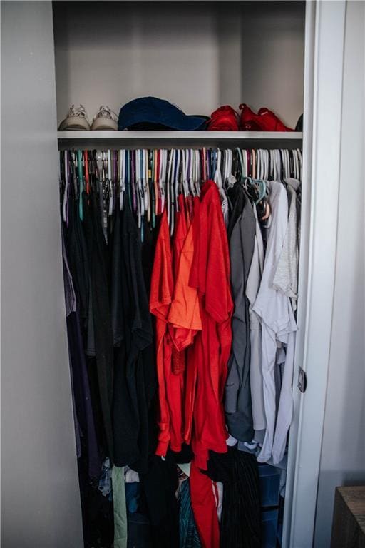 view of closet