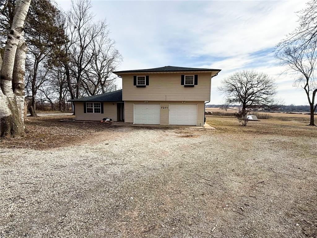 view of home's exterior with a garage